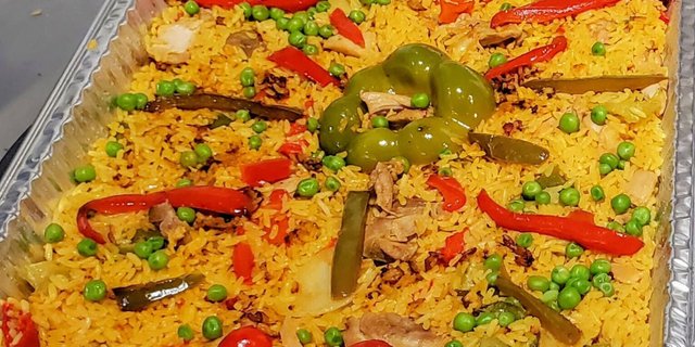Paella Chicken Tray