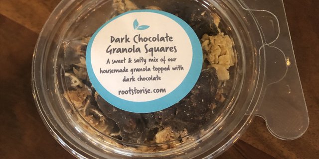 Dark Chocolate Granola Squares