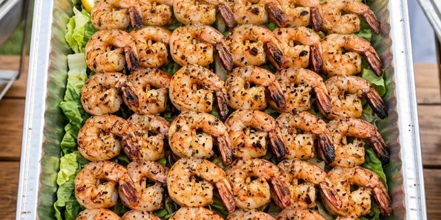 Grilled Shrimp Souvlaki