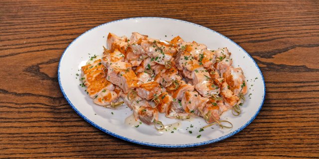 Grilled Salmon Skewers