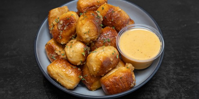 Miso Garlic Pretzel Bites
