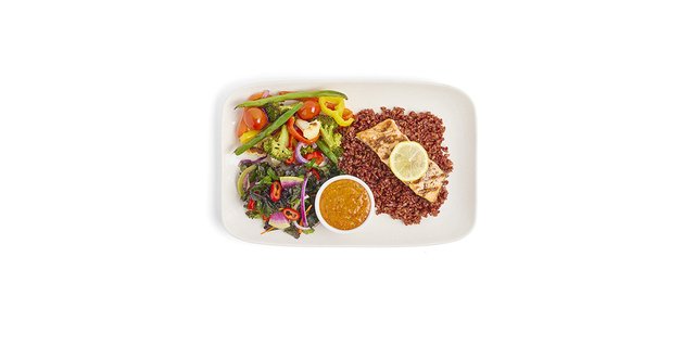 Grilled Sustainable Salmon Build-Your-Own Plate