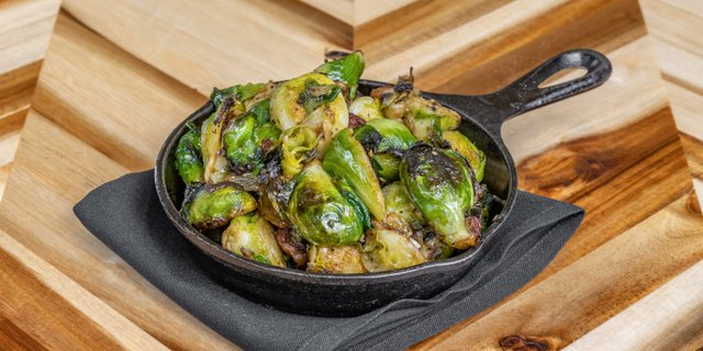 Pan Roasted Brussels Sprouts