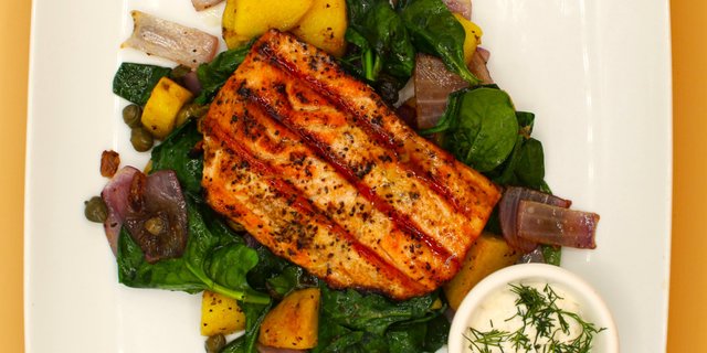 Grilled Atlantic Salmon