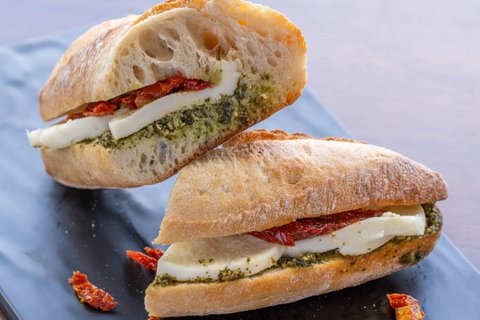 Caprese Baguette Sandwich