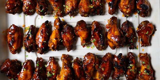 Sweet Hot Chicken Wings
