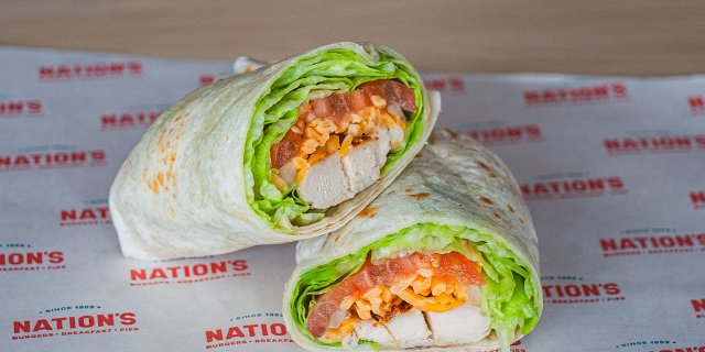 Grilled Chicken Wrap Meal