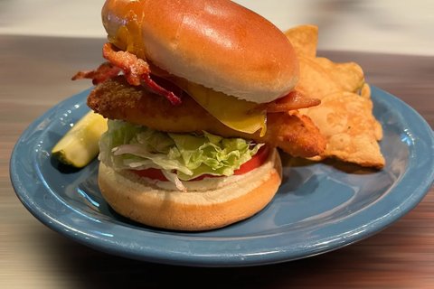 Dezi’s Bacon Avocado Club Sandwich