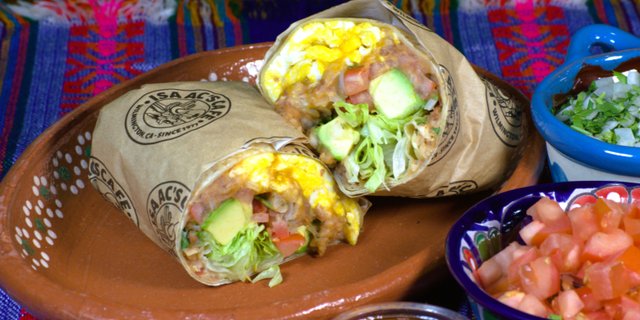 Isaac's Veggie Burrito