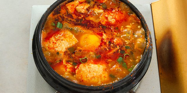 Beef Soft Tofu Soup