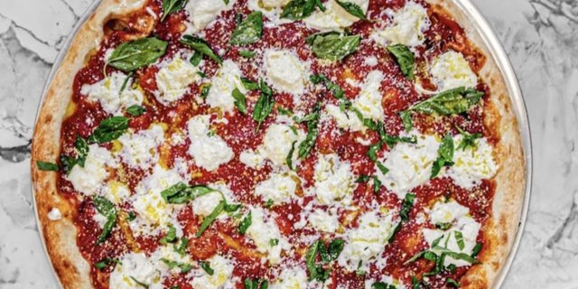 Burrata Basil Pizza
