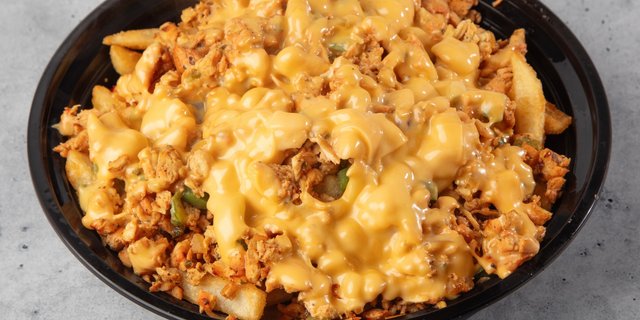 Chicken Cheesesteak Over Fries