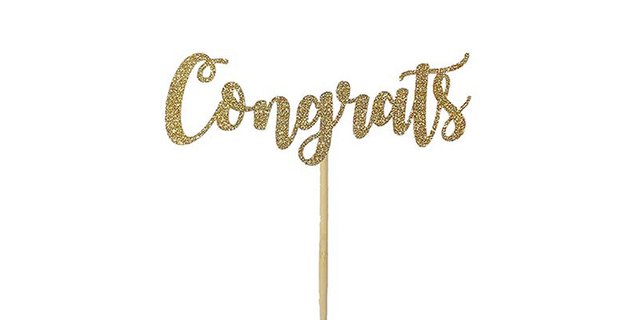 Congrats Cake Topper