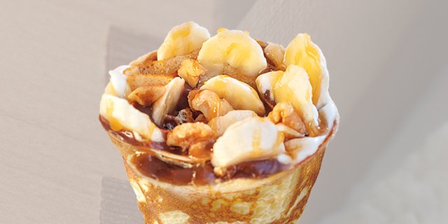 Banana Dulce de Leche Crepe