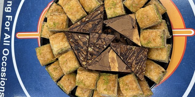 Baklava & Brownies Tray