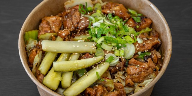 Black Pepper Chicken Bowl