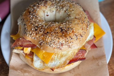 Bacon, Egg & Cheese Bagel Sandwich
