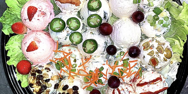 Large Cream Cheese Platter