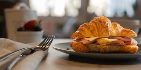 Ham & Cheese Breakfast Croissant