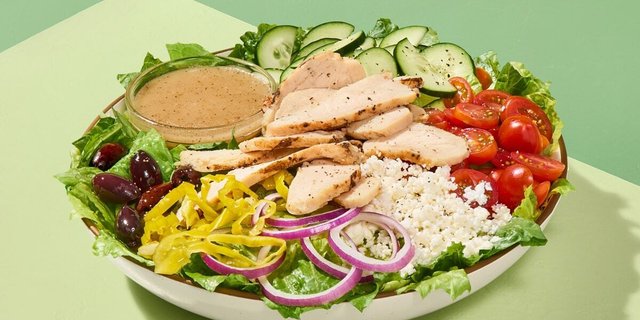 Greek Salad With Chicken Boxed Lunch
