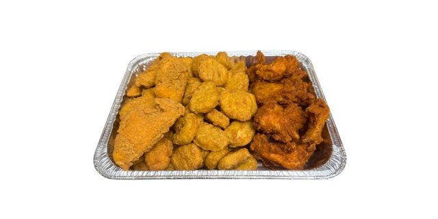 1⁄3 Party Wings + 1⁄3 Chicken Tenders + 1⁄3 Chicken Nuggets