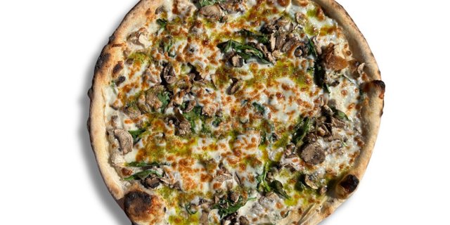 The Chicken Pesto Pizza