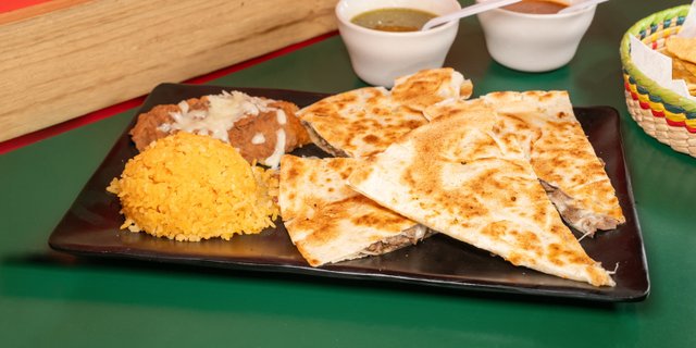 Marinated Pork Quesadilla (Pastor)