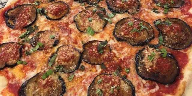 Eggplant Pizza