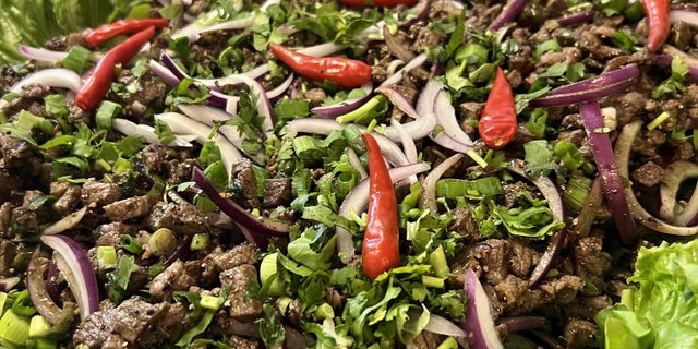 Beef Laab Tray