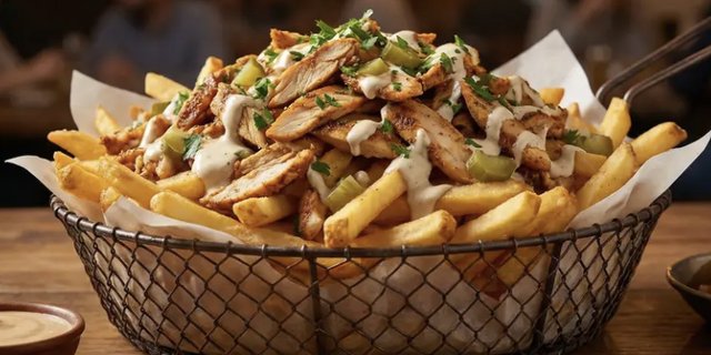 Chicken Shawarma Fries