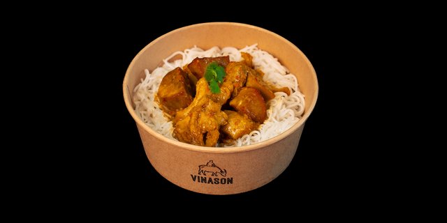 Coconut Chicken Curry Vermicelli Bowl