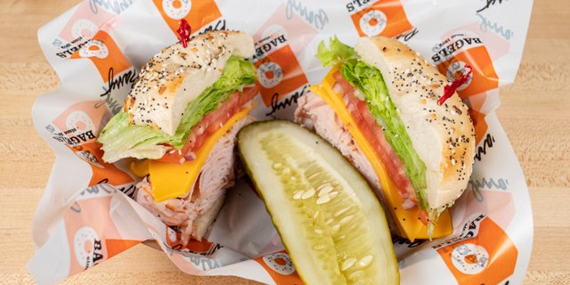 Classic Turkey & Provolone Bagel Sandwiches