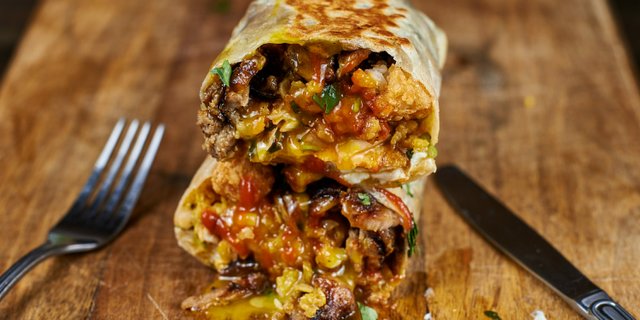 K-Town Sunrise Breakfast Burrito