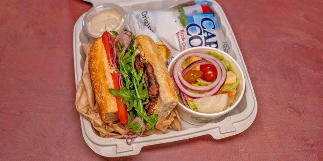 Filet Mignon Steak Sandwich Boxed Lunch