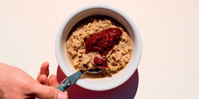 Strawberry Brown Rice Tray