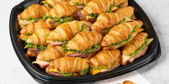 Mini Croissant Sandwiches Tray