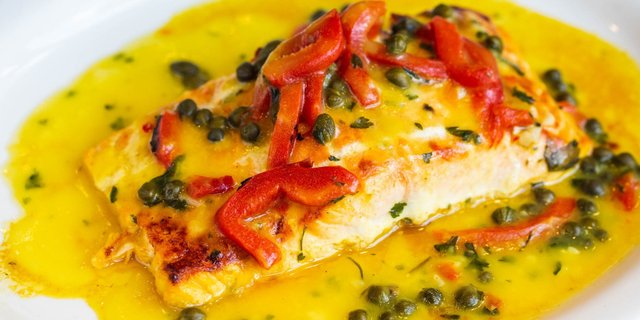 Salmon ala Capers