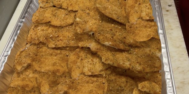 Leona’s Famous Romano-Crusted Chicken