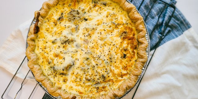 Roasted Veggie 9'' Quiche