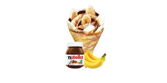 Banana Nutella Sweet Crêpe