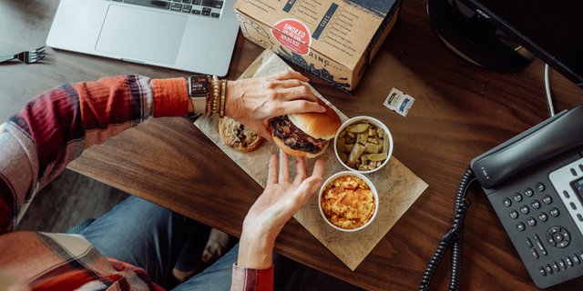 Black Bean Burger Box Lunch