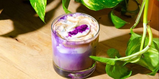 Ube Dopo Panna Latte