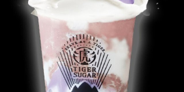 Fresh Taro, Boba & Taro Pudding w/ Cream Mousse