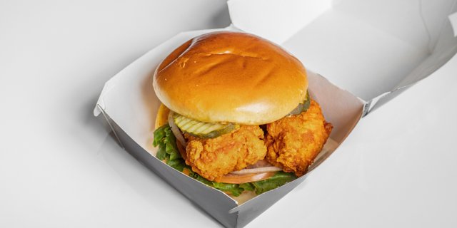 Fried Chicken Sandwich Deluxe