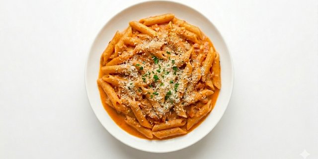 Penne alla Vodka w/ Beef