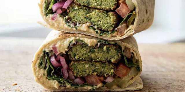 Falafel Delight Wrap