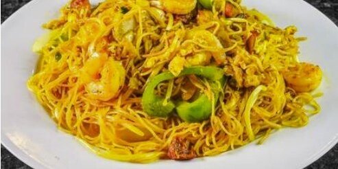 Singapore Stir-Fried Noodles