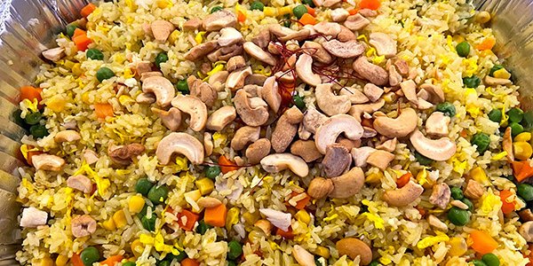 Vegetable Fried Rice Party Tray