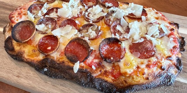 Cup N' Char Pepperoni Pizza