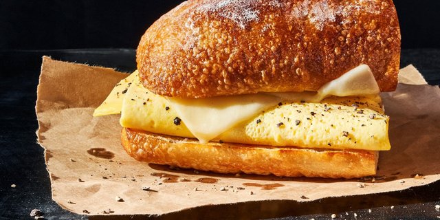 Ciabatta Egg & Cheese Sandwich